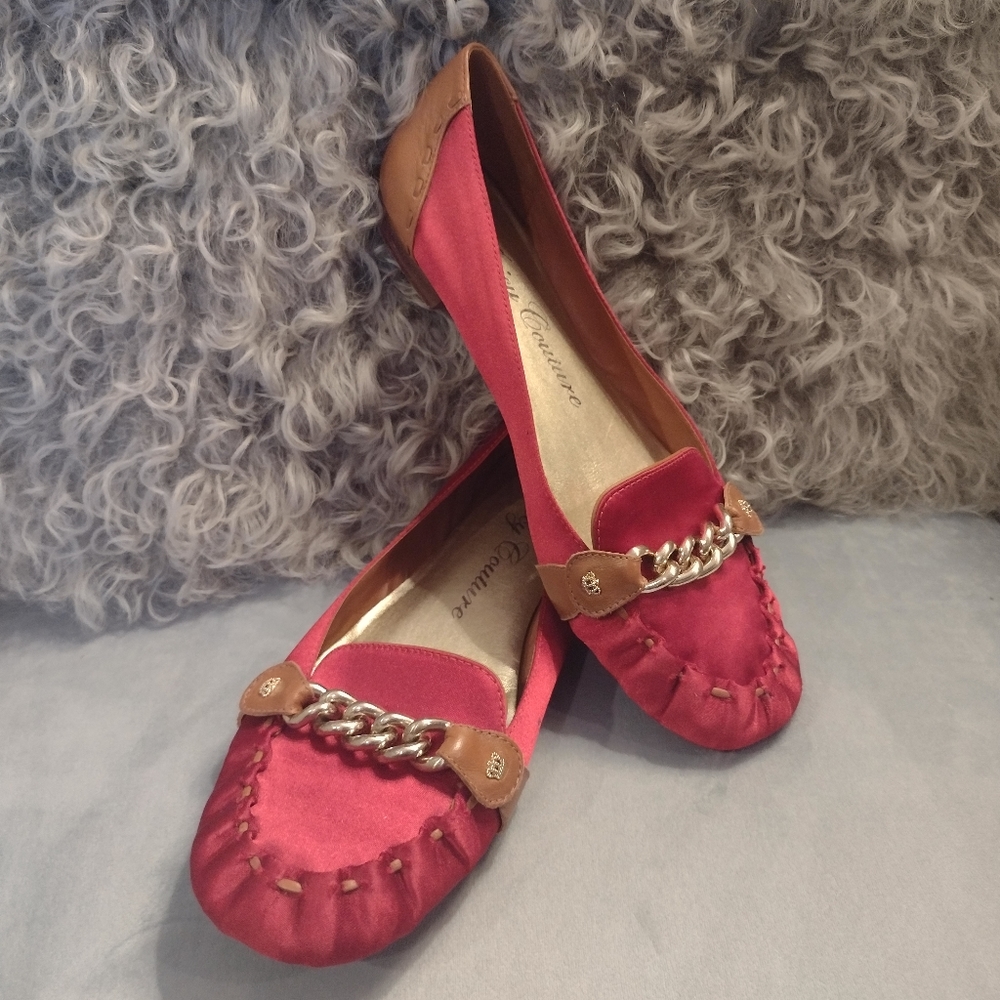 Juicy Couture satin flats